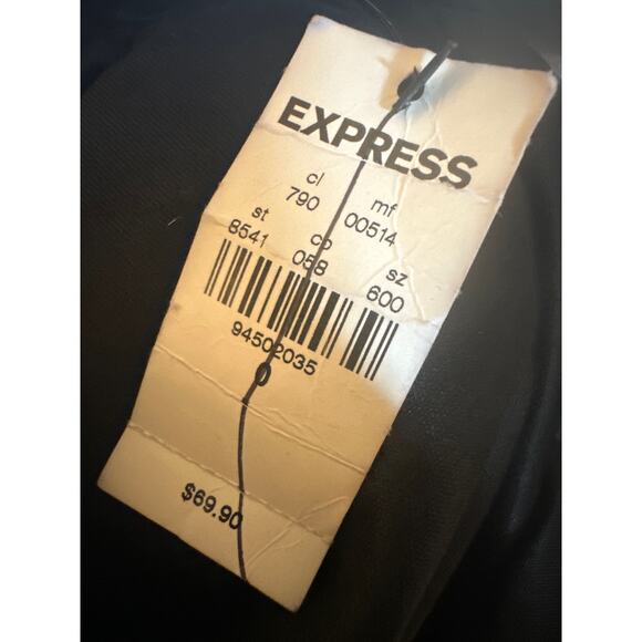 Express Juniors Black Cocktail Dress, Modern Cut, Size 0, NWT - Picture 7 of 7